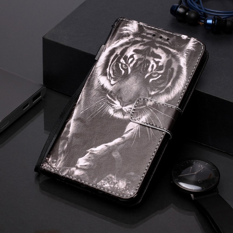Pouzdro pro iPhone 11 Tygr černé