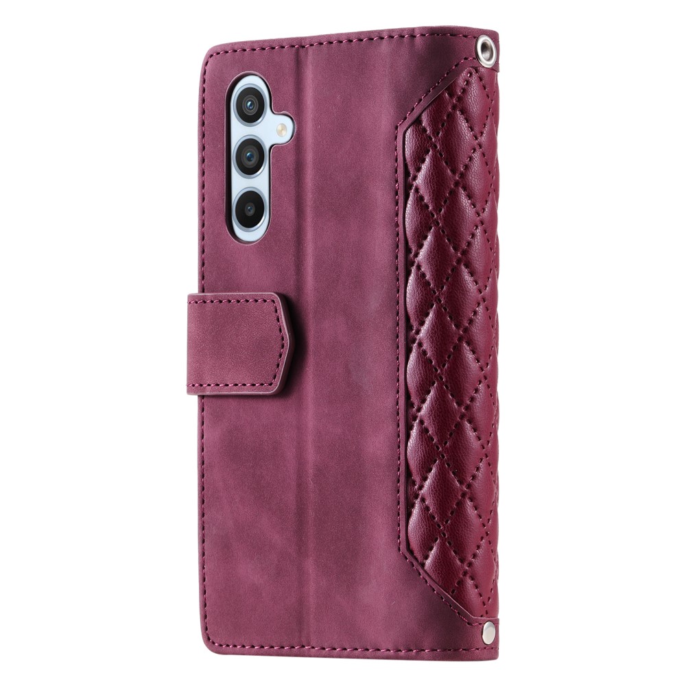 Pouzdro na Samsung Galaxy S25 Luxury Double Layer vínové