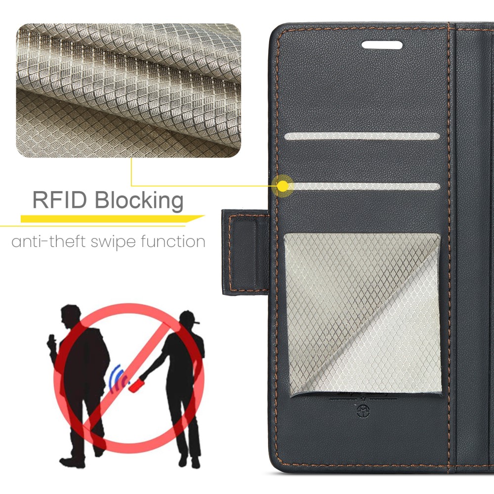 Pouzdro na iPhone 16E CASEME Smooth černé