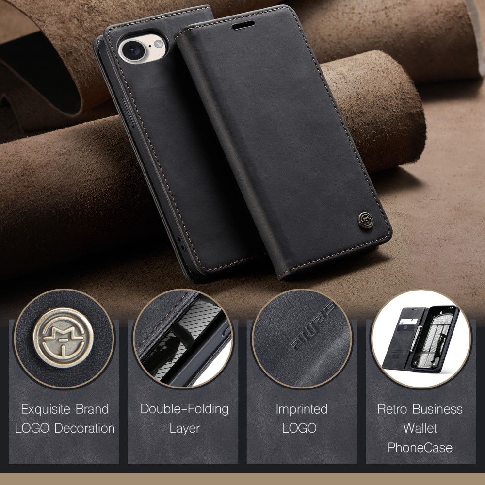 Pouzdro CASEME pro iPhone 16E černé