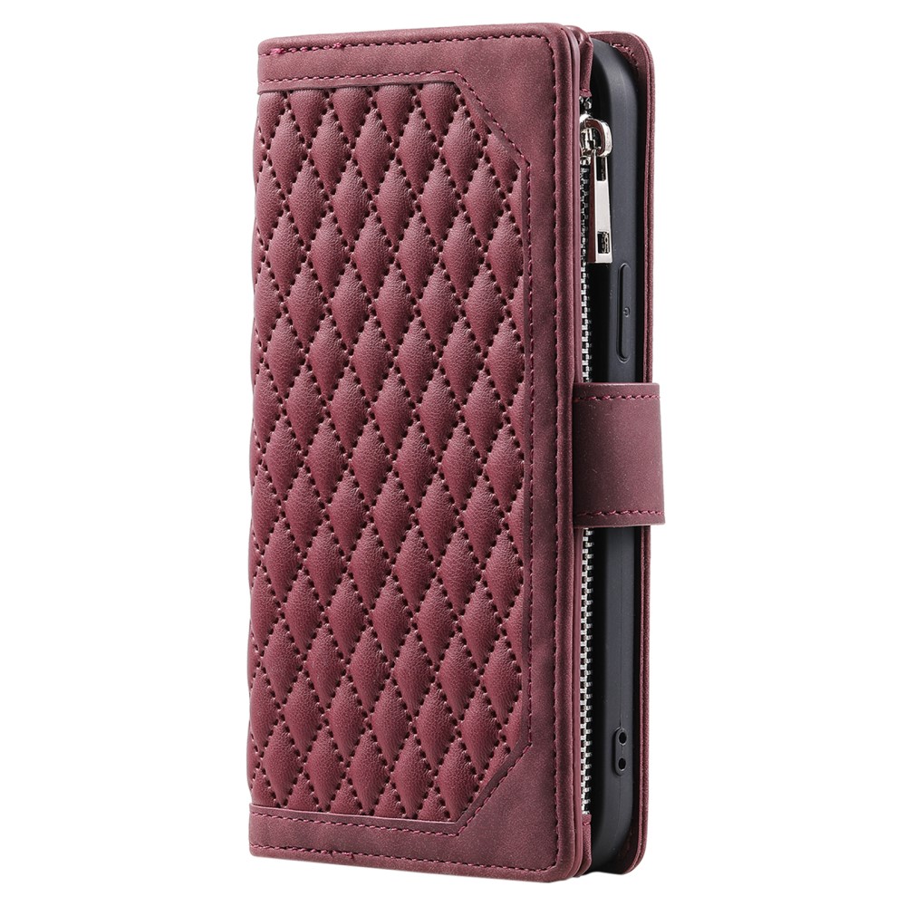 Pouzdro pro iPhone 16E Luxury Double Layer vínové