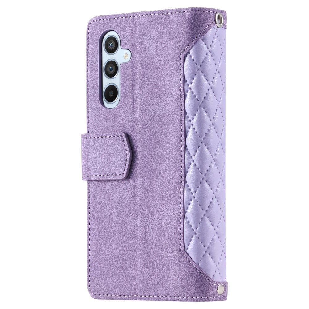 Pouzdro na Samsung Galaxy S24 FE Luxury Double Layer fialové