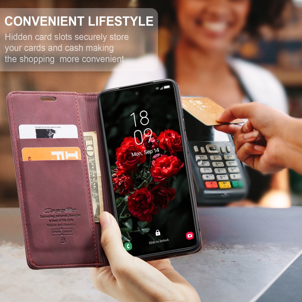 Pouzdro na Samsung Galaxy S24 FE CASEME červené