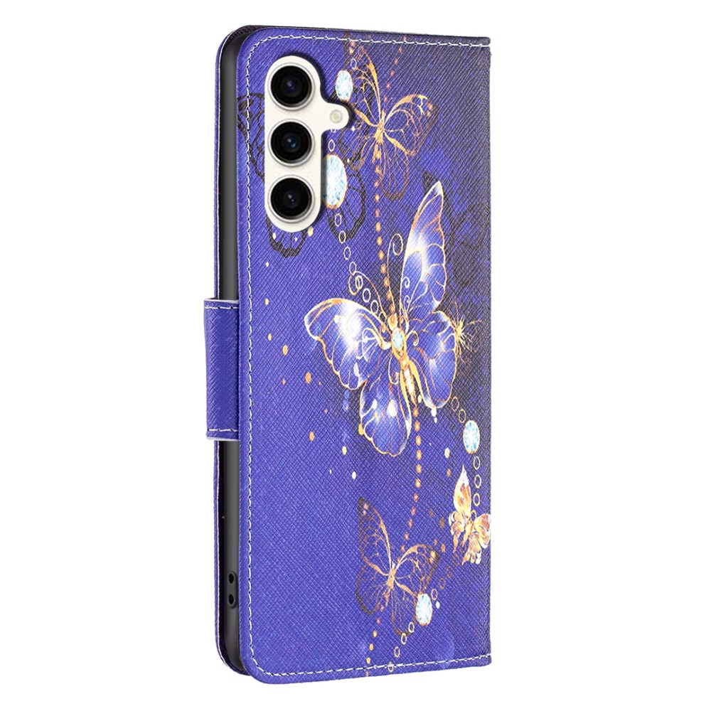 Pouzdro na Samsung Galaxy S23 FE Motýl fialové