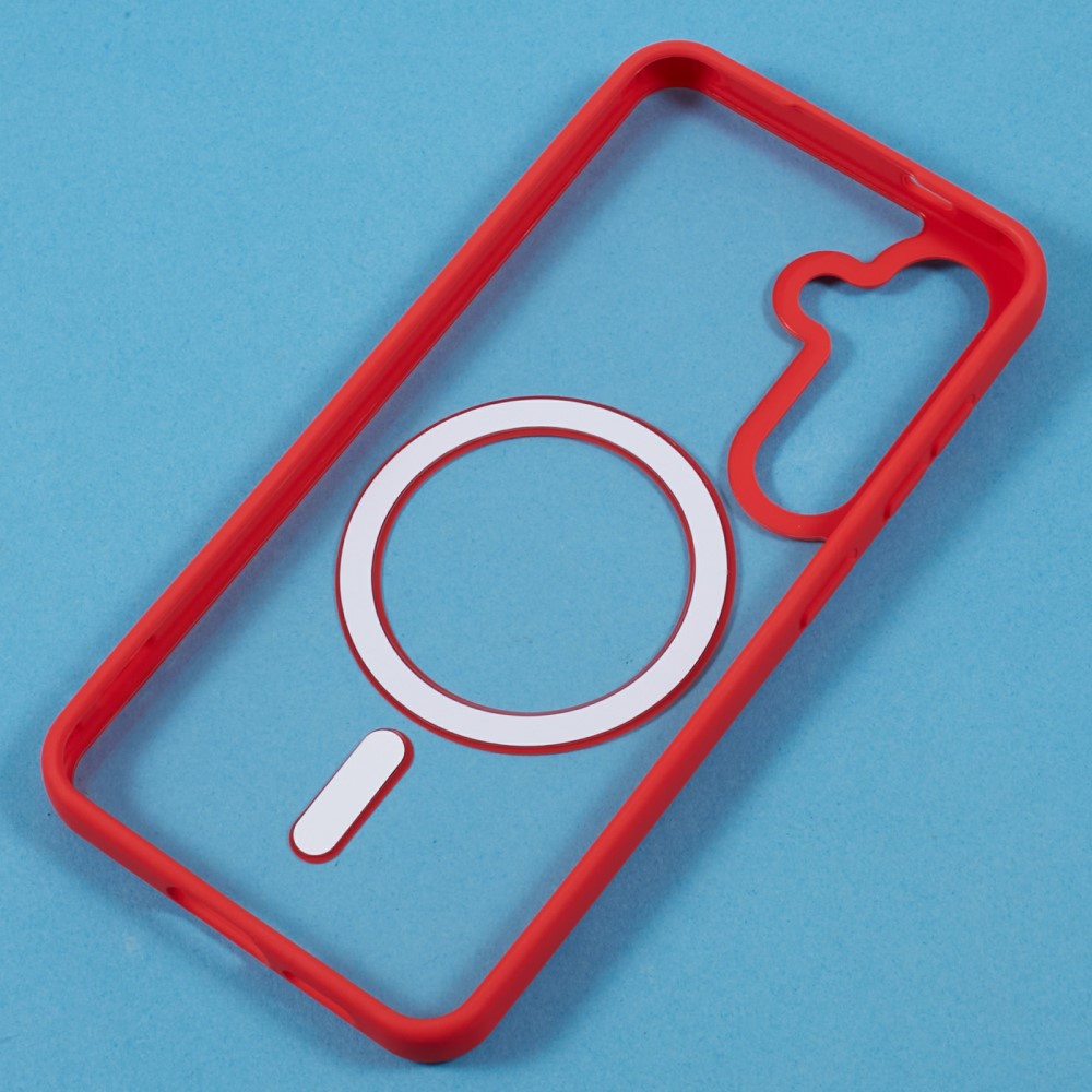 Kryt na Samsung Galaxy S23 FE matný s podporou MagSafe červený