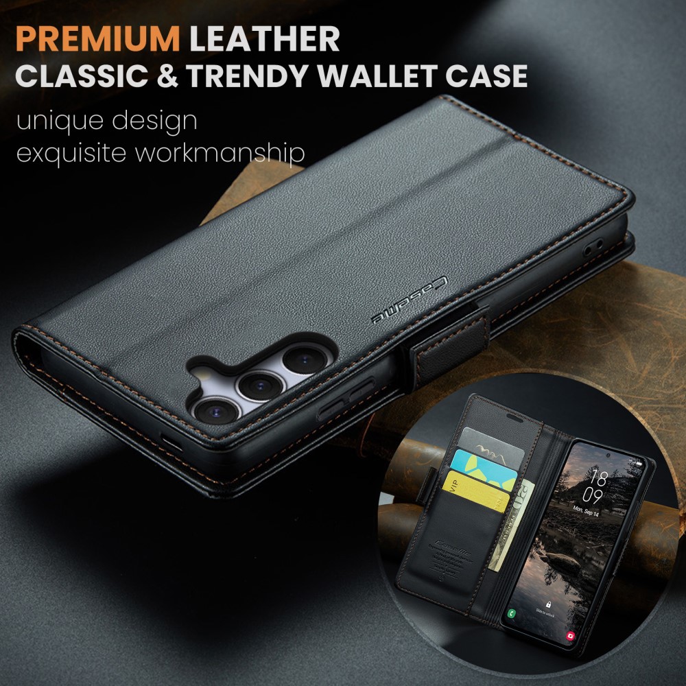 Pouzdro na Samsung Galaxy S25+ CASEME smooth černé
