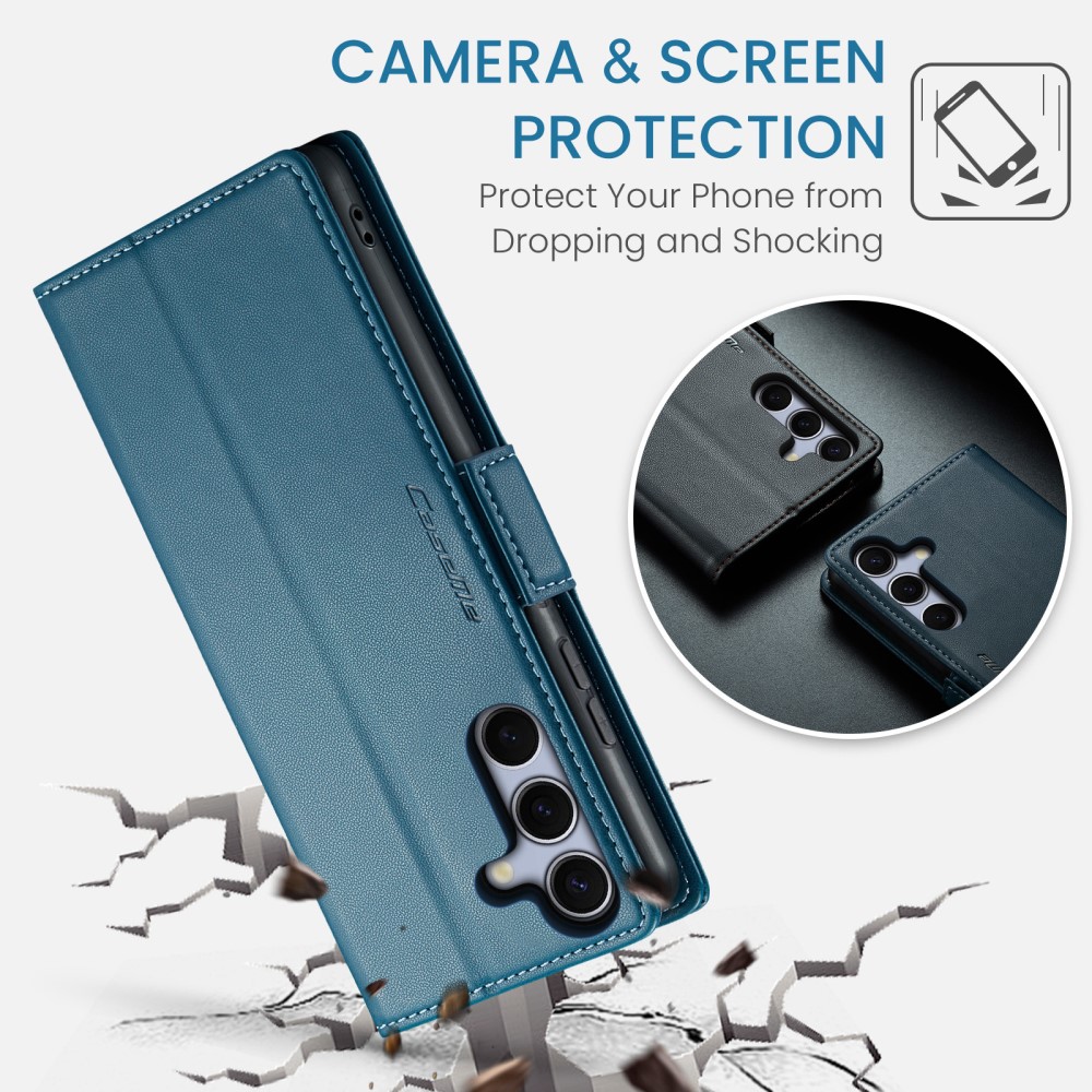 Pouzdro na Samsung Galaxy S25+ CASEME smooth modré