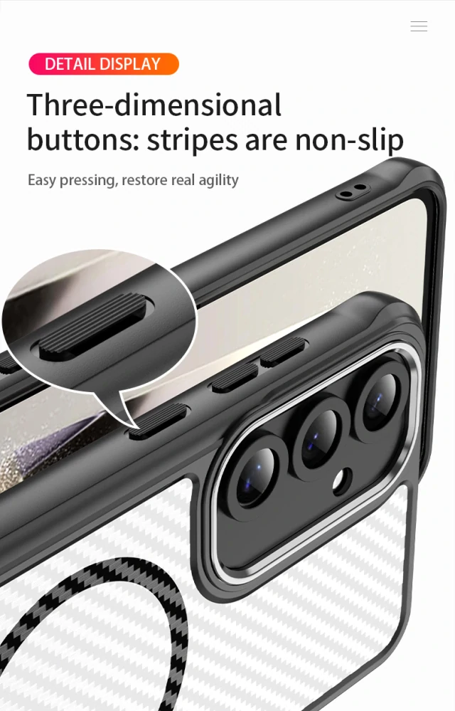Kryt na Samsung Galaxy S24 FE odolný s podporou Magsafe černý