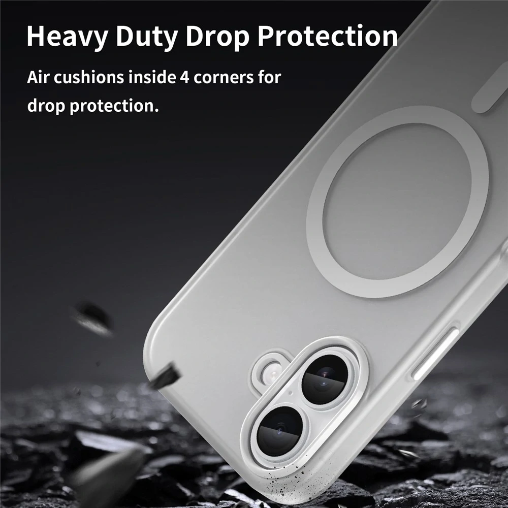 Kryt na iPhone 17 Candy s podporou MAGSAFE bílý