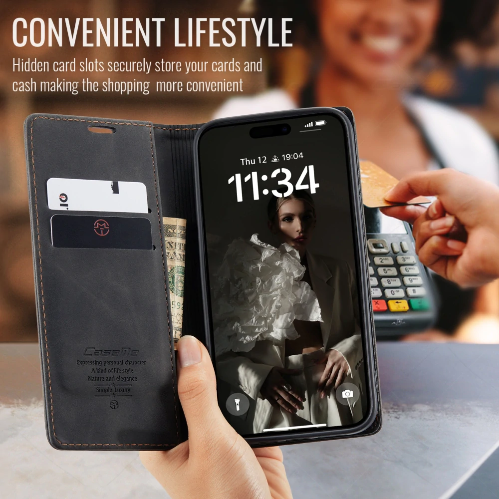 Pouzdro CASEME pro iPhone 17 černé