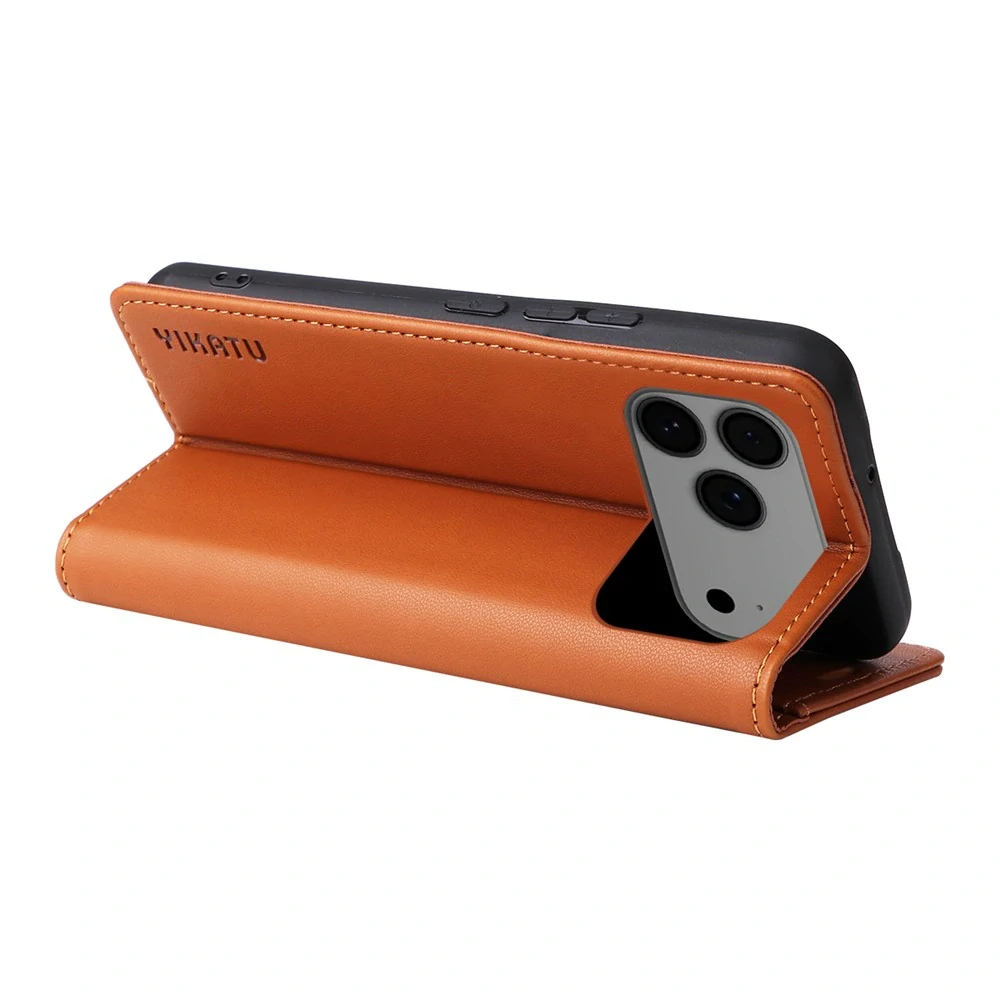 Pouzdro na iPhone 17 Pro Max Yikatu hnědé