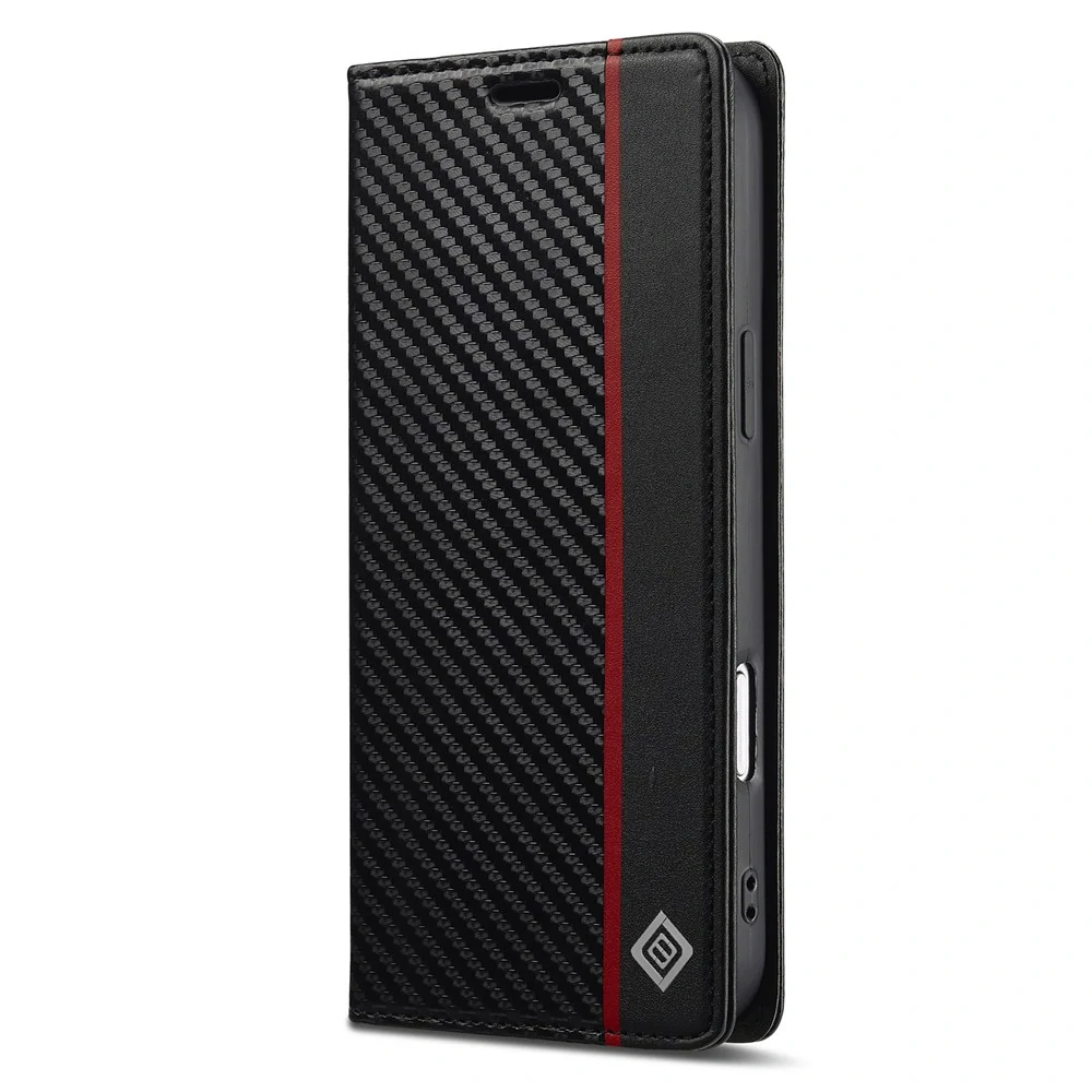 Pouzdro pro iPhone 17 Pro Max LC.IMEEKE Carbon Vertical