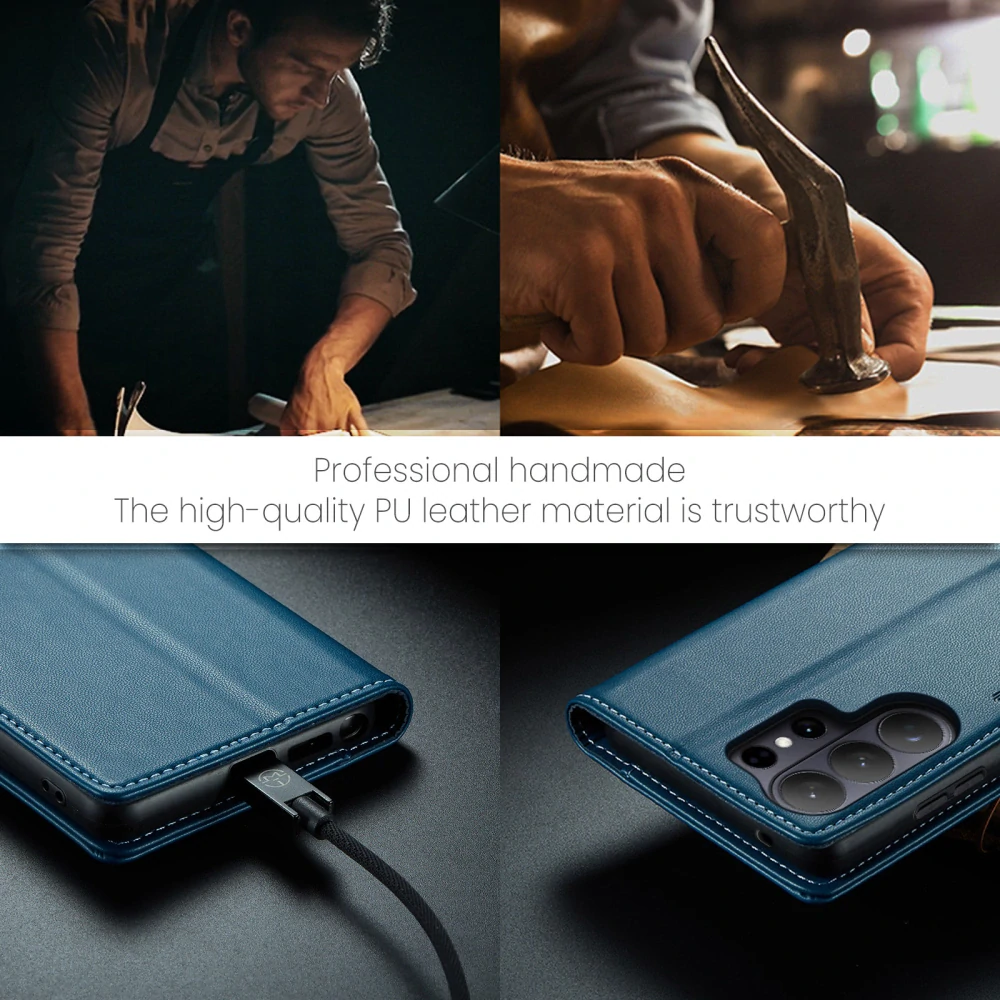 Pouzdro na Samsung Galaxy S26 Ultra CASEME smooth modré
