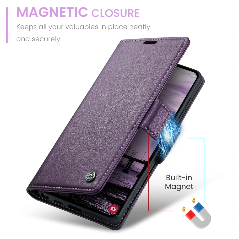 Pouzdro na Samsung Galaxy S26 Ultra CASEME smooth fialové