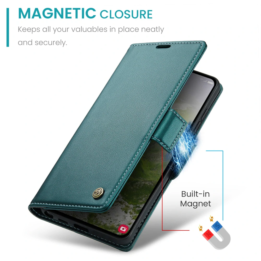 Pouzdro na Samsung Galaxy S26 Ultra CASEME smooth zelené