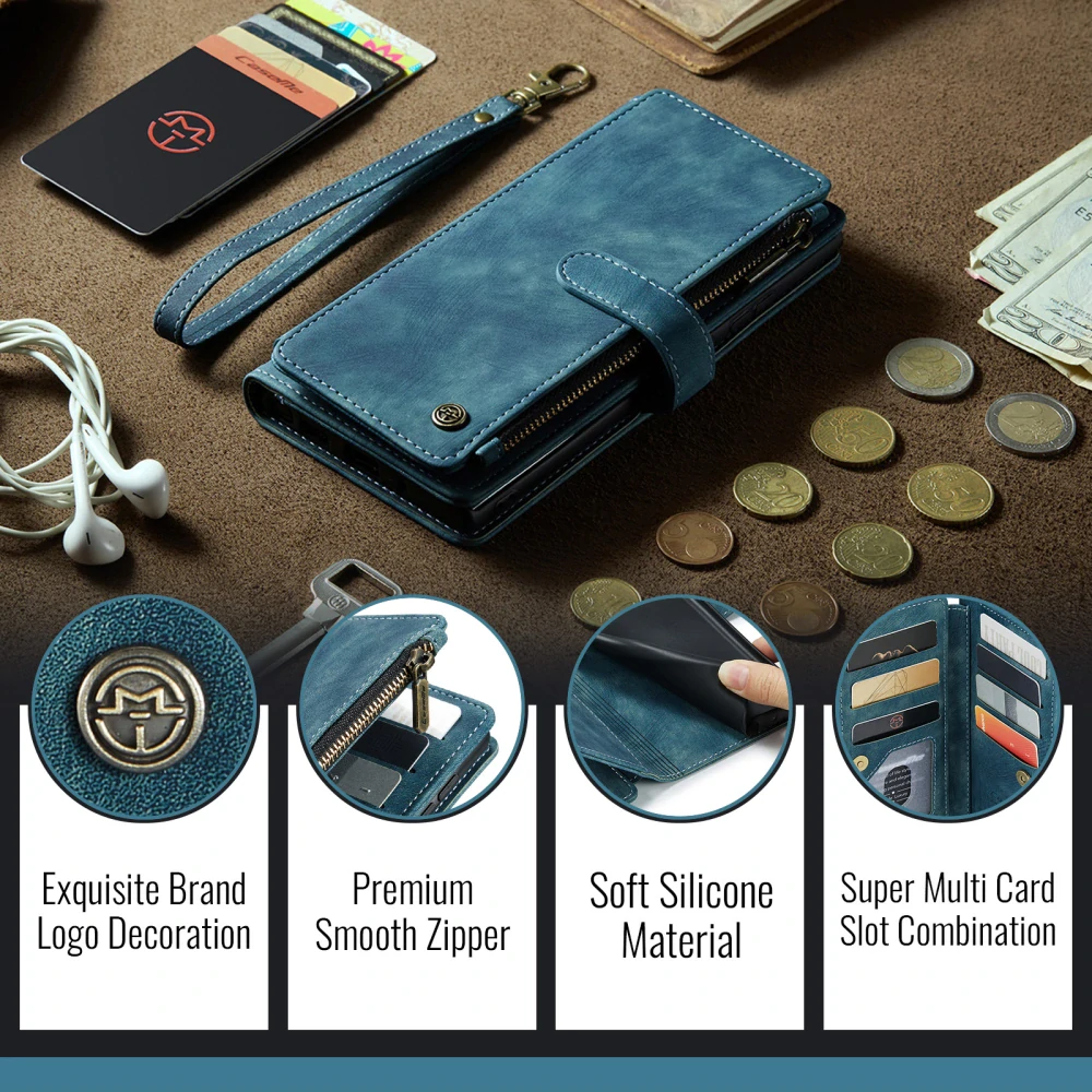 Pouzdro na Samsung Galaxy S26 Ultra CASEME Deluxe červené