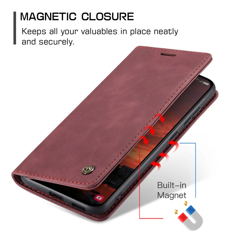 Pouzdro na Samsung Galaxy S25 FE CASEME červené