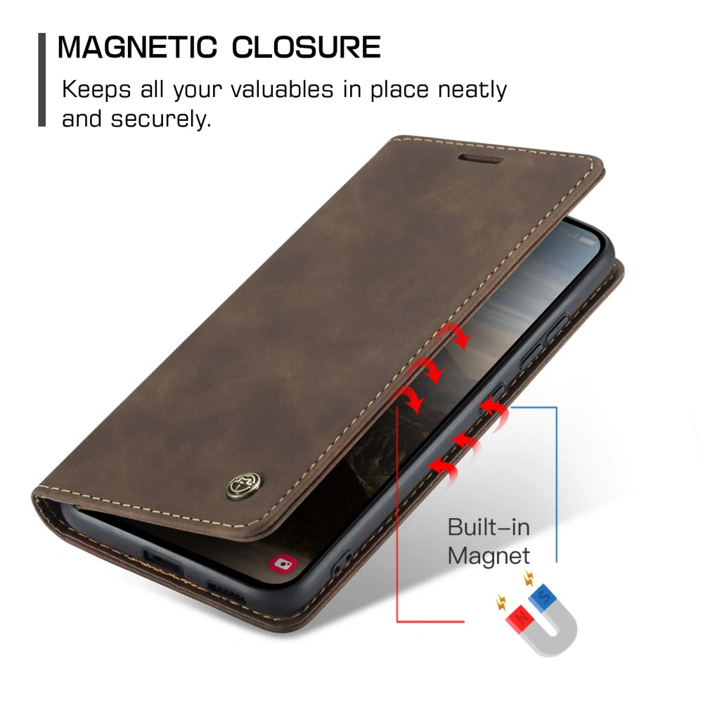 Pouzdro na Samsung Galaxy S25 FE CASEME hnědé