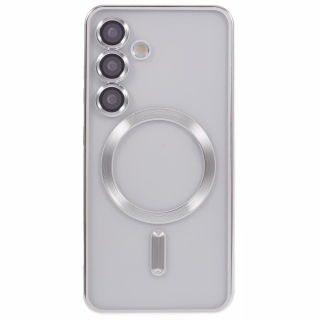 Kryt na Samsung Galaxy S23 s podporou MAGSAFE stříbrný