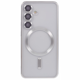 Kryt na Samsung Galaxy S24+ s podporou MAGSAFE stříbrný