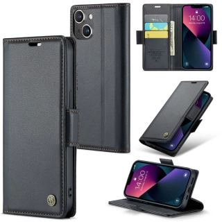 Pouzdro na iPhone 15 Plus CASEME smooth černé