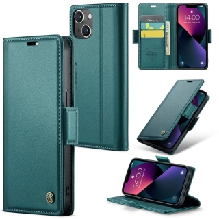 Pouzdro na iPhone 15 Plus CASEME smooth zelené