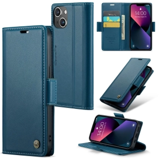 Pouzdro na iPhone 15 Plus CASEME smooth modré