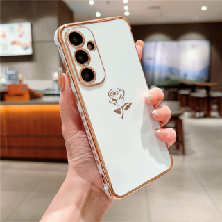 Kryt na Samsung Galaxy S25 růže bílý