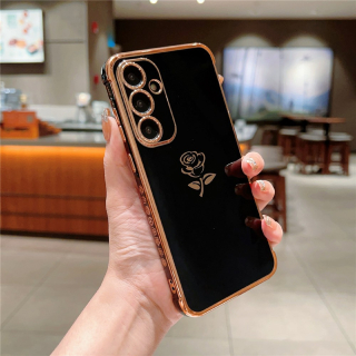 Kryt na Samsung Galaxy S25 růže černý