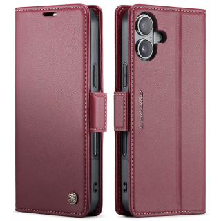 Pouzdro na iPhone 17 CASEME Smooth červené
