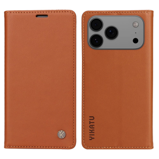 Pouzdro na iPhone 17 Pro Max Yikatu hnědé