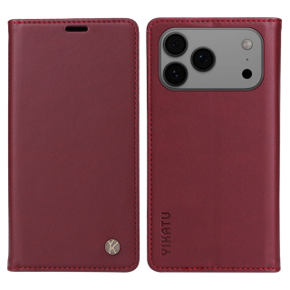 Pouzdro na iPhone 17 Pro Max Yikatu vínové