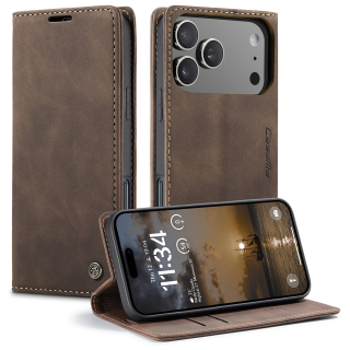 Pouzdro CASEME pro iPhone 17 Pro Max hnědé