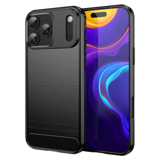 Kryt na iPhone 17 Pro Max Carbon černý