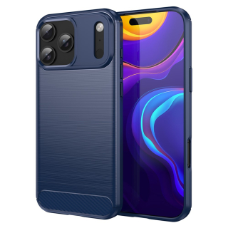 Kryt na iPhone 17 Pro Max Carbon modrý
