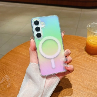 Kryt na Samsung Galaxy S25 s podporou MagSafe duhový