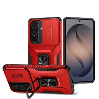 Kryt na Samsung Galaxy S26 odolný s krytkou na fotoaparát červený