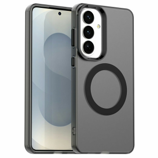 Kryt na Samsung Galaxy S26 gumový Magnetic (podpora MagSafe) černý