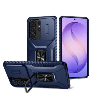 Kryt na Samsung Galaxy S26 Ultra odolný s krytkou na fotoaparát modrý