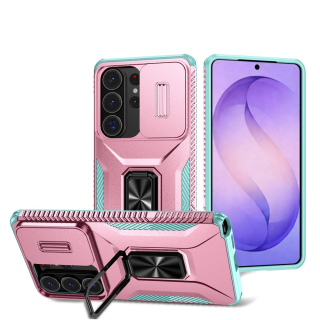 Kryt na Samsung Galaxy S26 Ultra odolný s krytkou na fotoaparát růžový