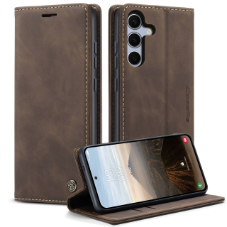 Pouzdro na Samsung Galaxy S25 FE CASEME hnědé